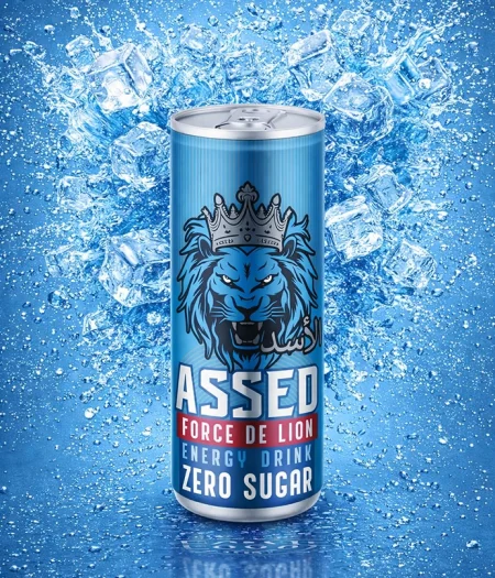 Zero sugar. Maximum energy. ASSED ZERO SUGAR.